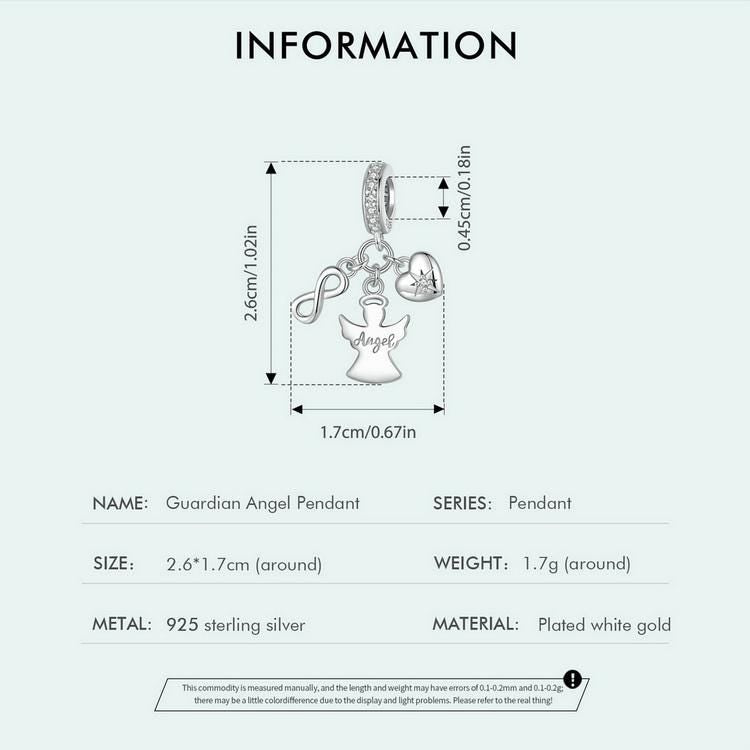 Guardian Angel Pendant Charm