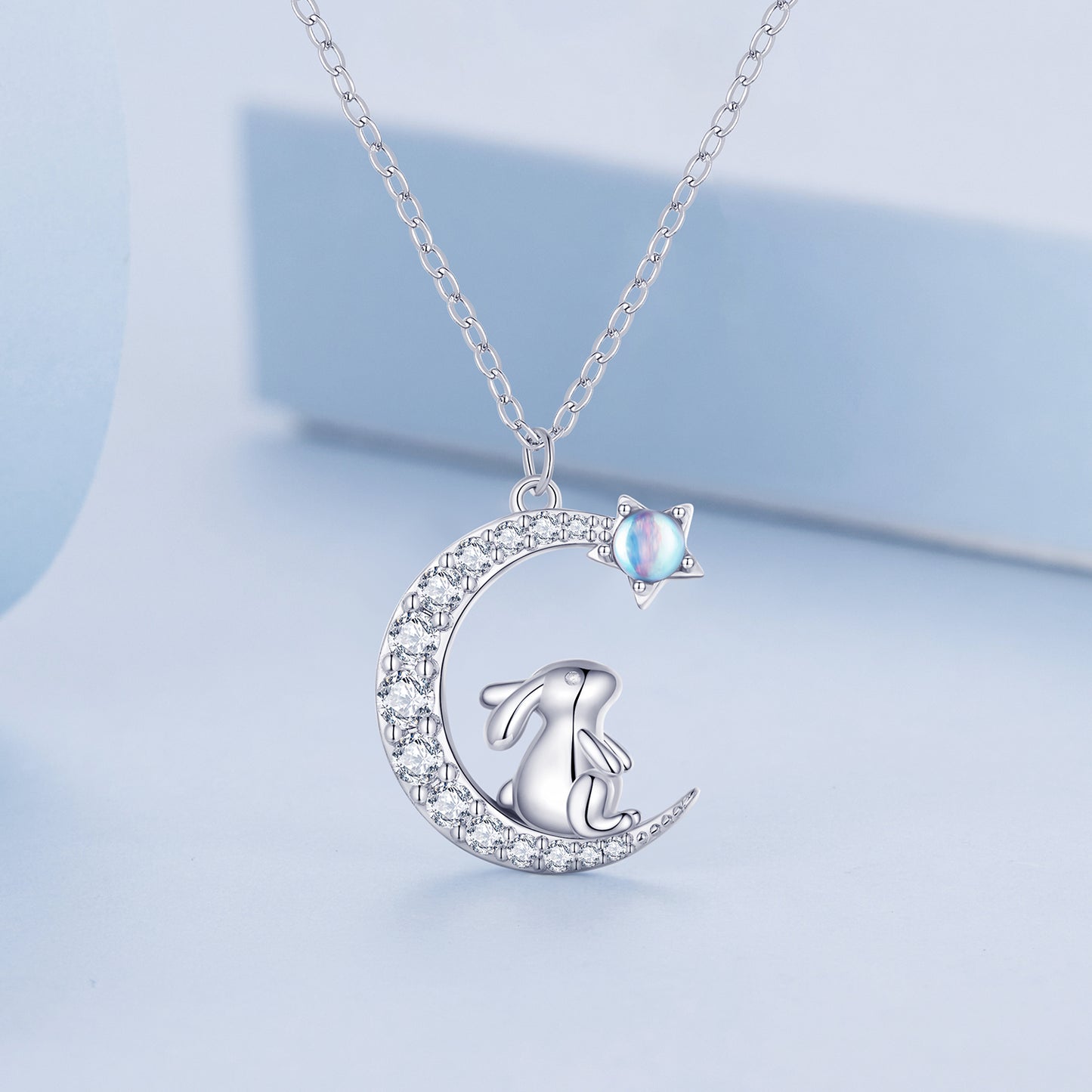 Moon Rabbit Necklace