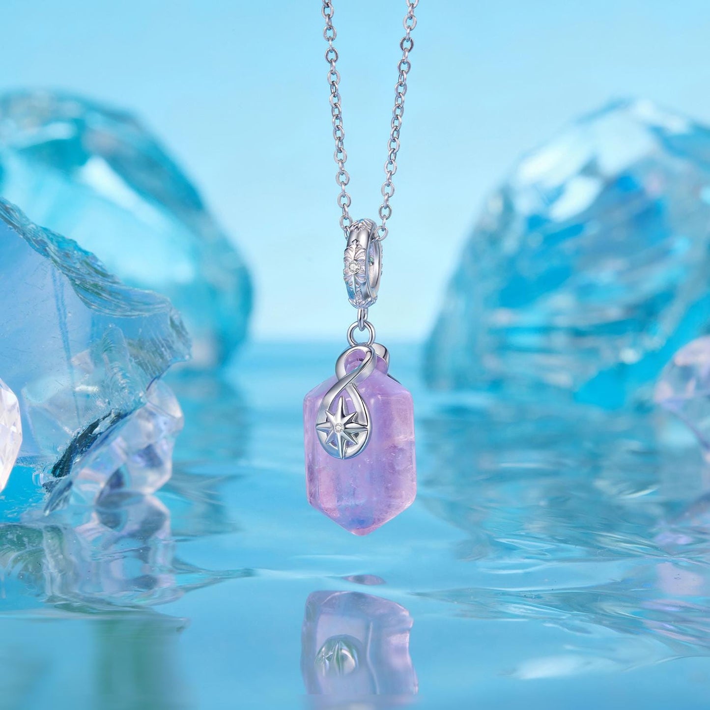 Amethyst Energy Pendant Charm