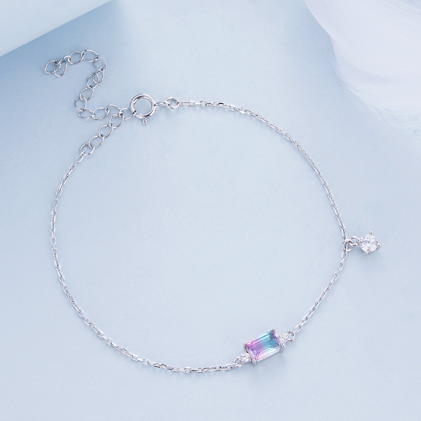 Synthetic Gemstone Bracelet