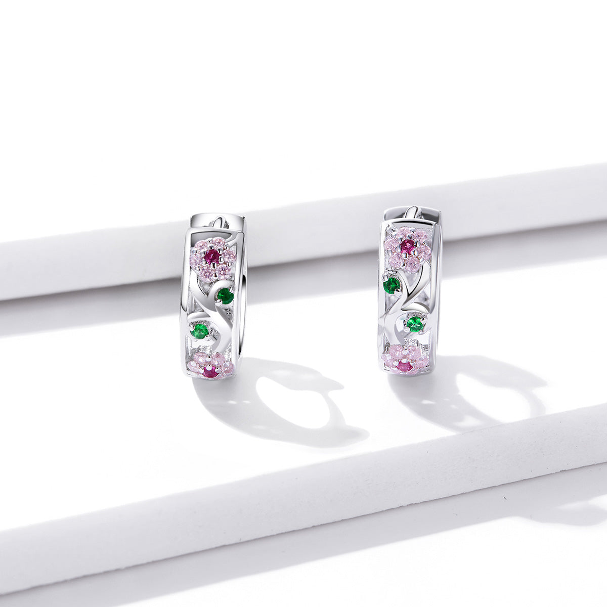 Secret Garden Hoop Earrings