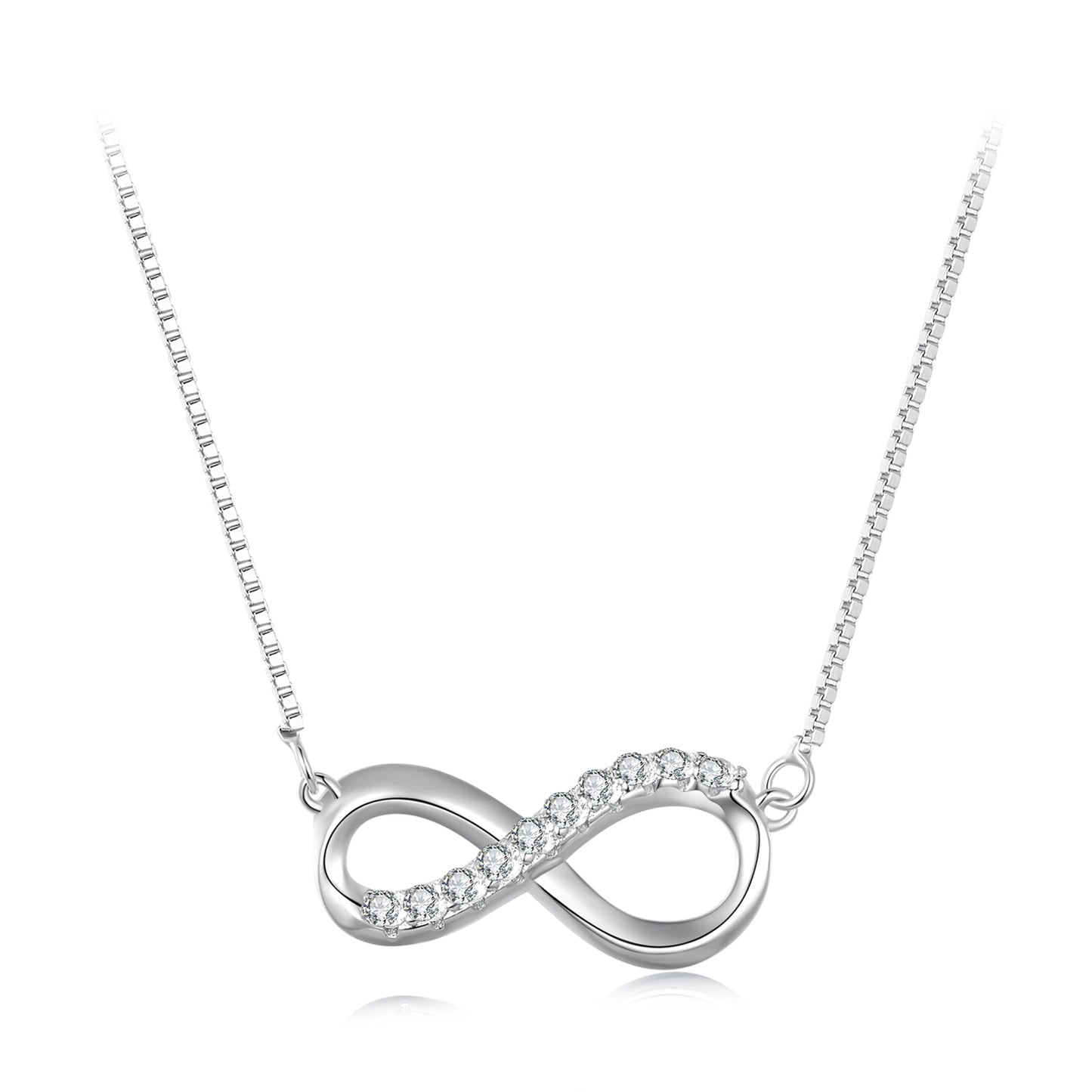 Moebius Strip Moissanite Necklace