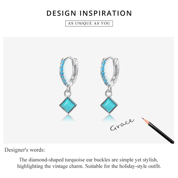 Stone Clip Earrings