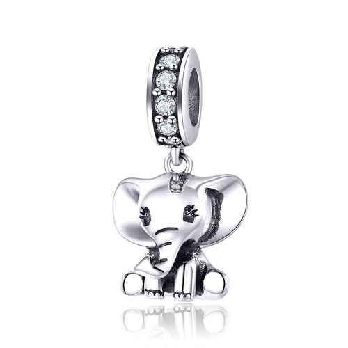 Cute Baby Elephant Charm