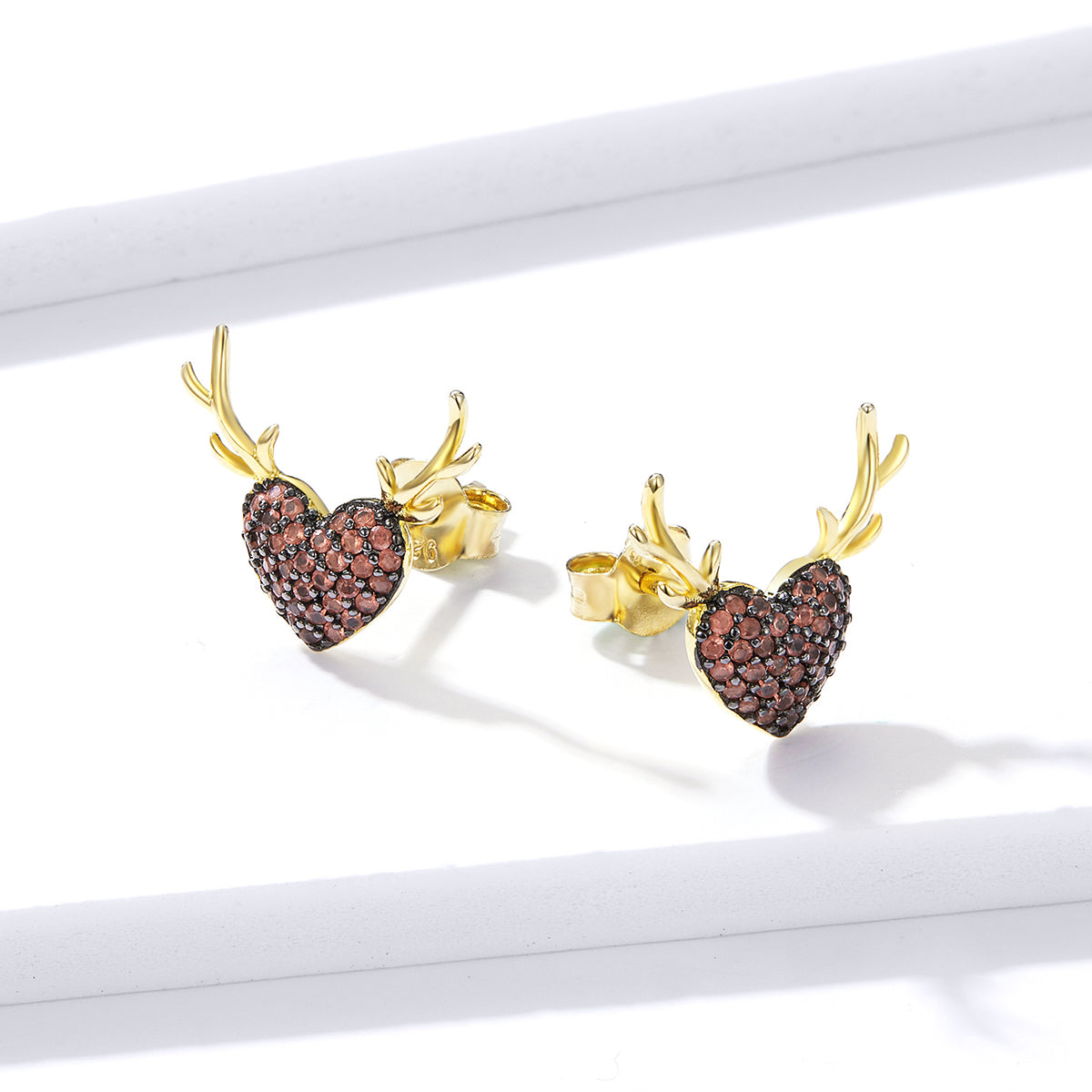 Deer Love Stud Earrings