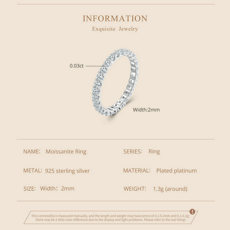 Moissanite Ring