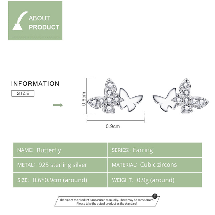 Butterfly Stud Earrings