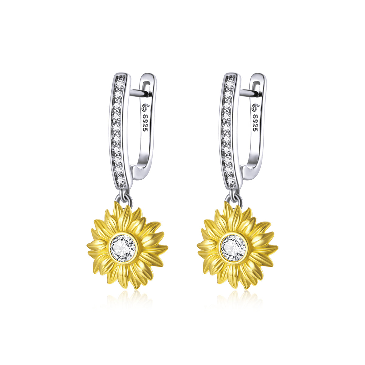 Sunflower Clip-On Earrings