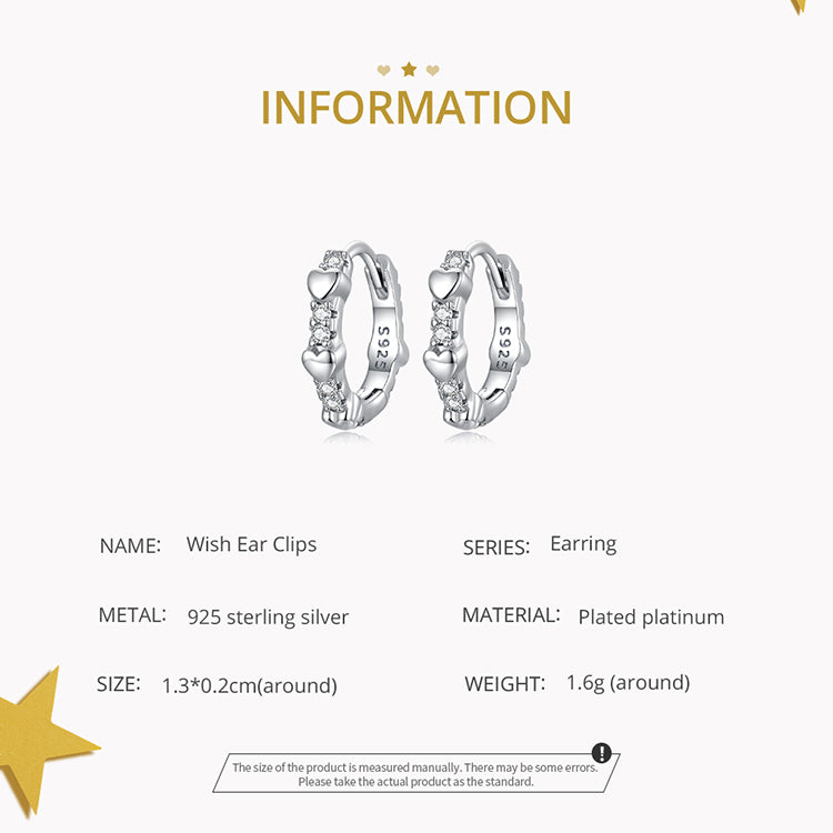 Wish Clip Earrings