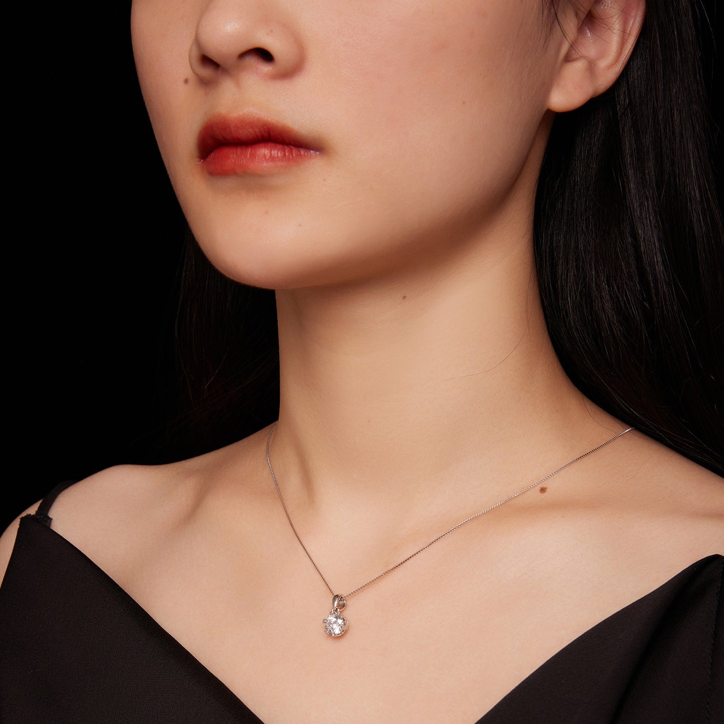 1ct Moissanite Necklace