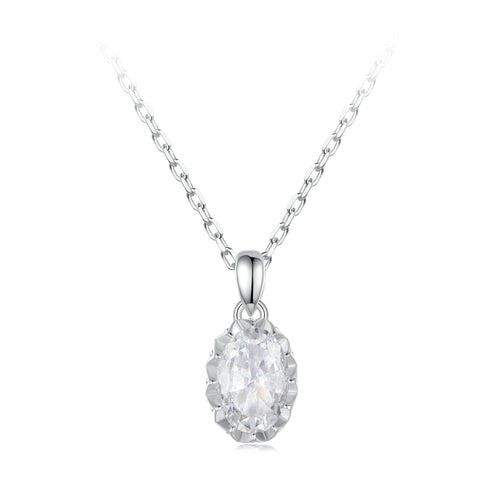 Brilliant 1ct Moissanite Necklace