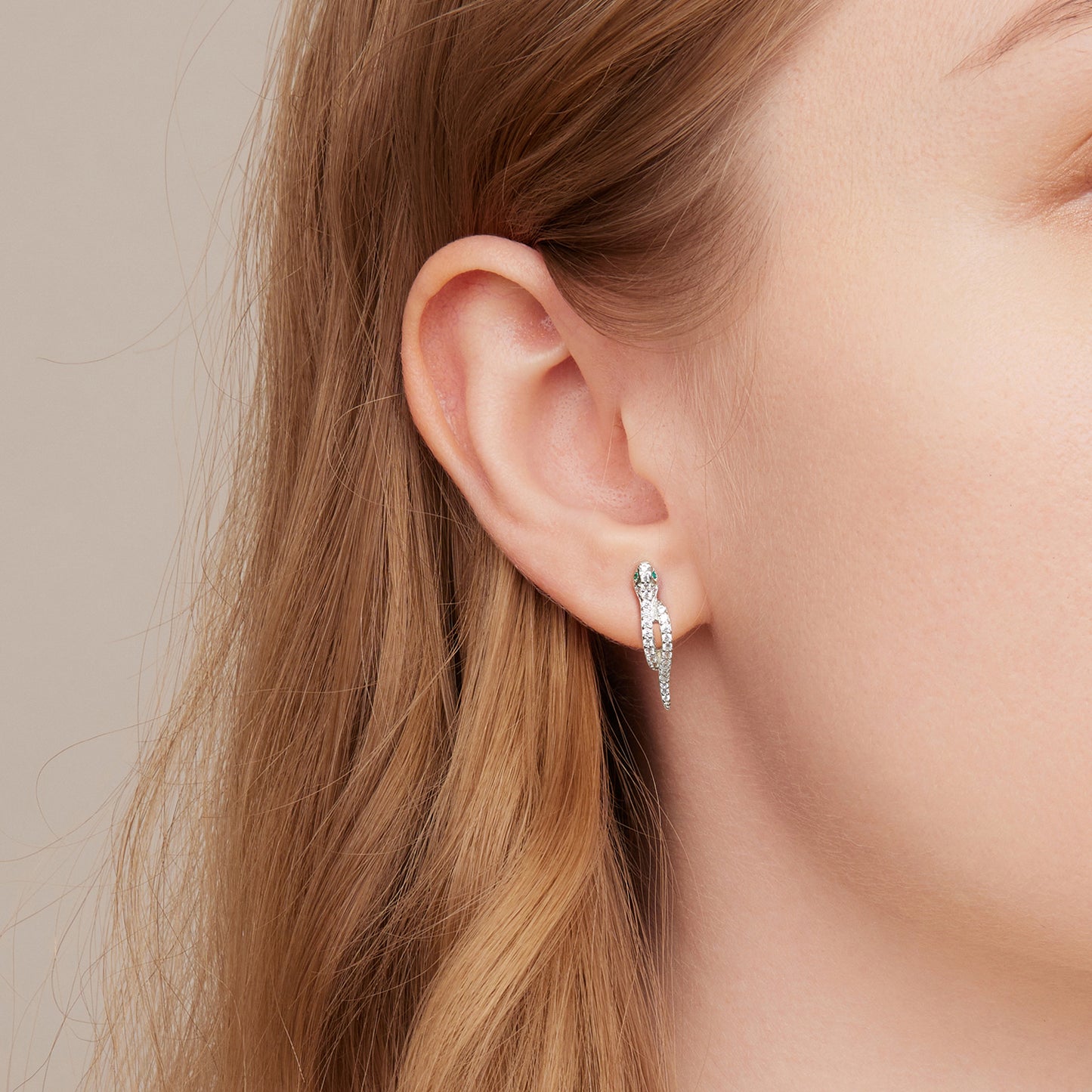Snake Clip Earrings
