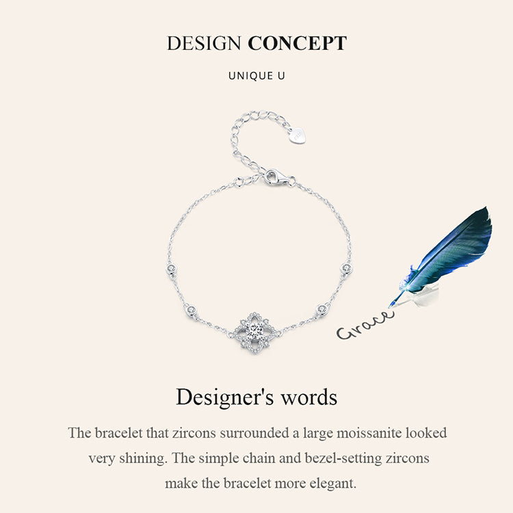 Luxurious Moissanite Bracelet