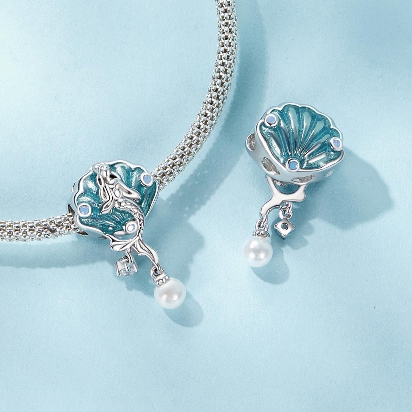 Shell Mermaid Charm