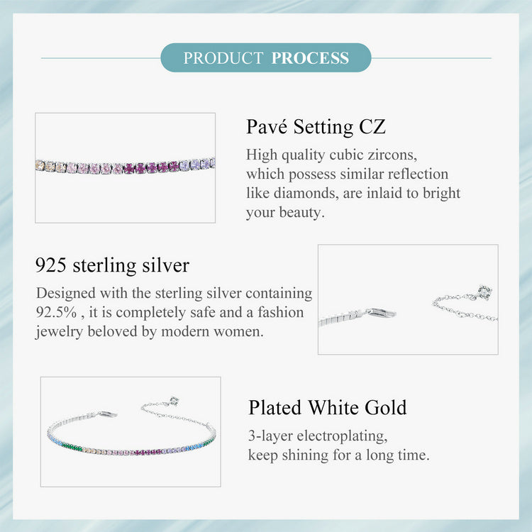 Rainbow Pattern Bracelet