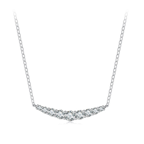 Smiling Face Moissanite Necklace