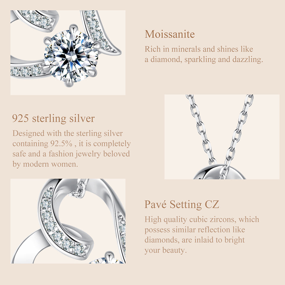 Eternal Love Moissanite Necklace