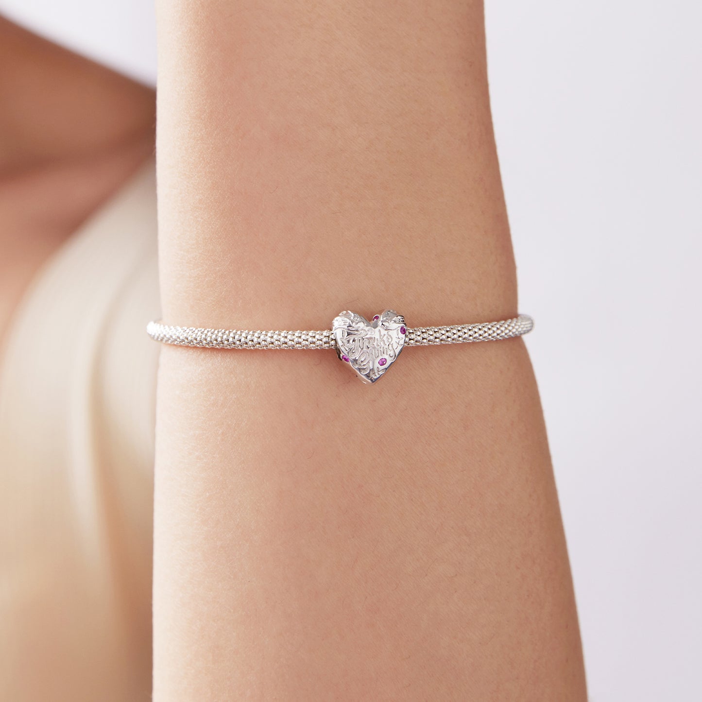 Thanksgiving Heart Charm