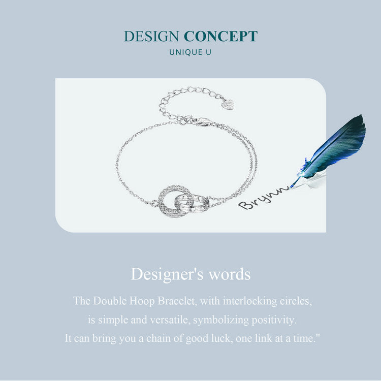 Double Ring Bracelet