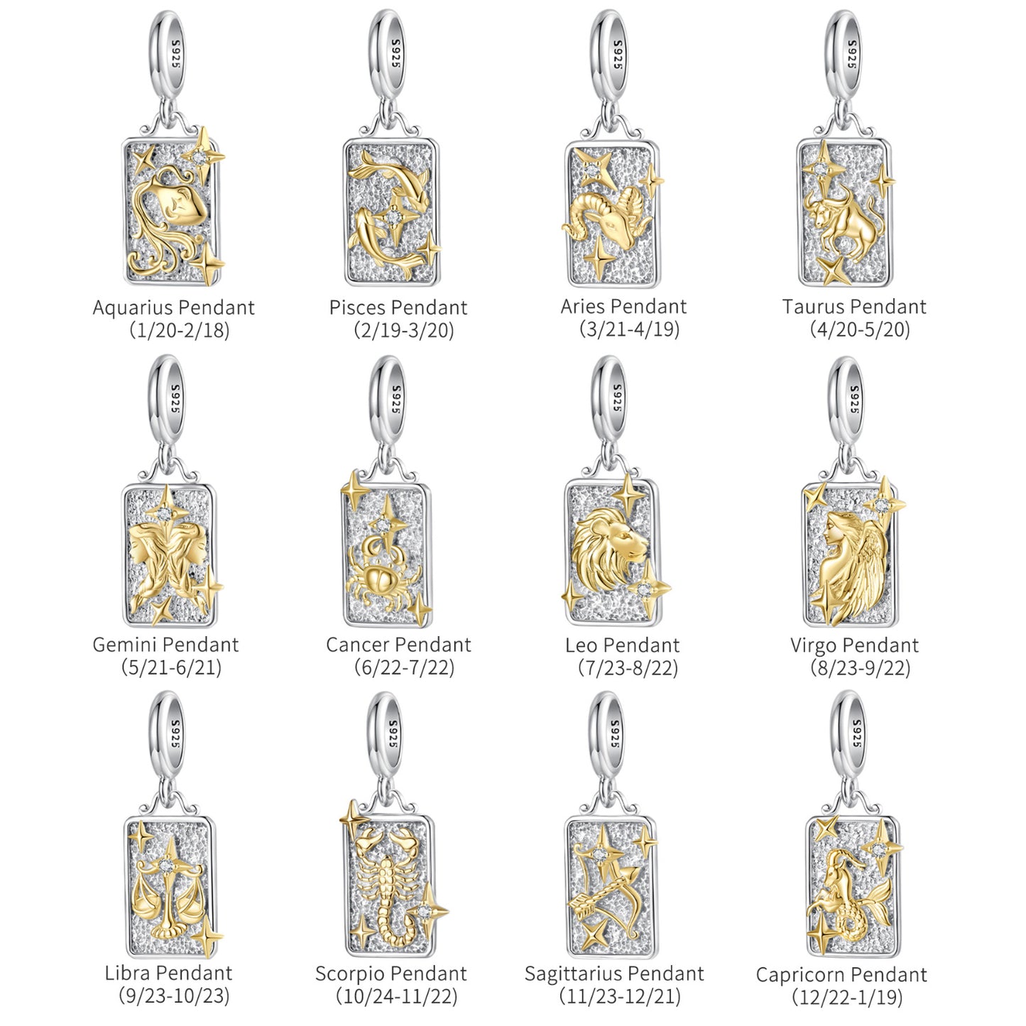 Constellation Pendant Charm Collection