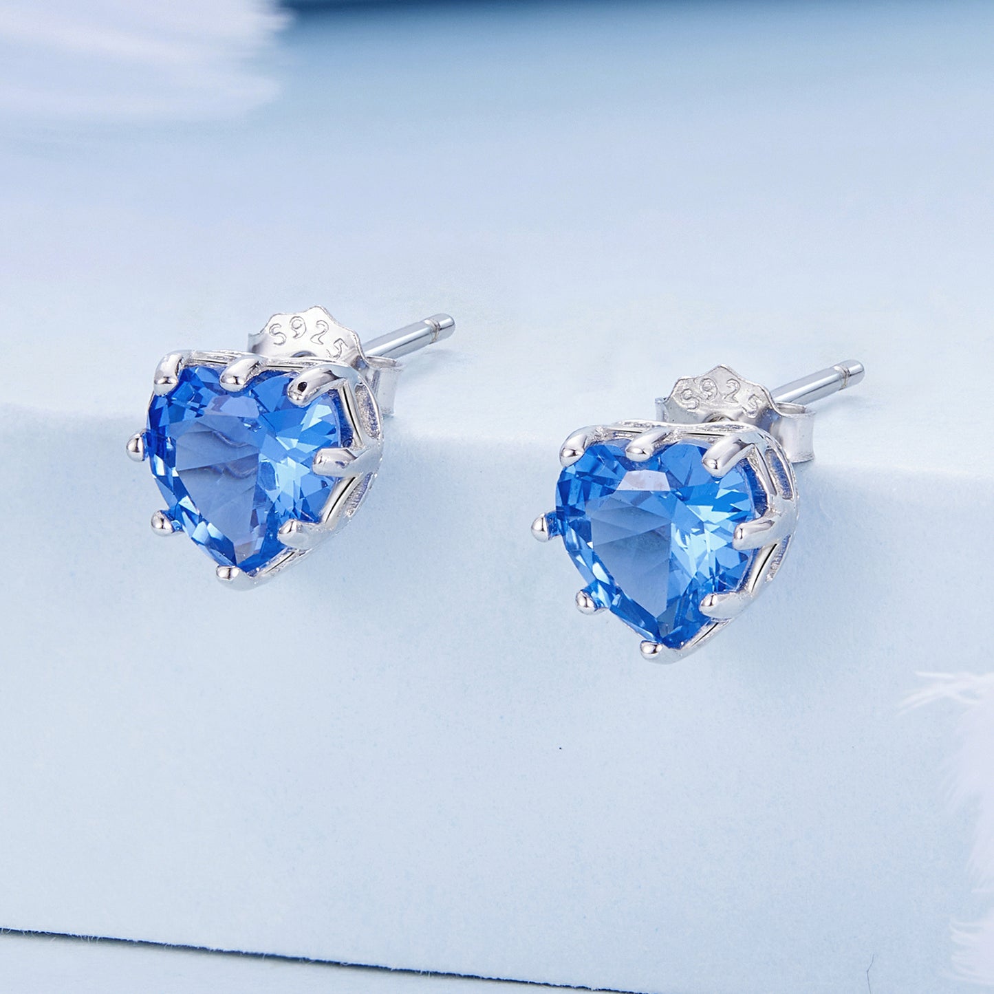 September Birthstone Stud Earrings