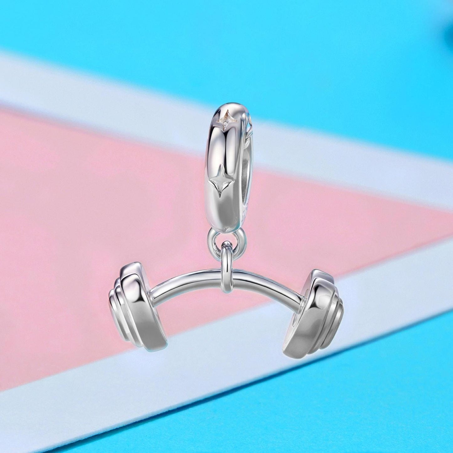 Barbell Pendant Charm