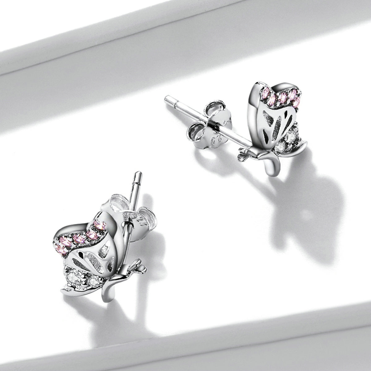 Delicate Butterfly Stud Earrings
