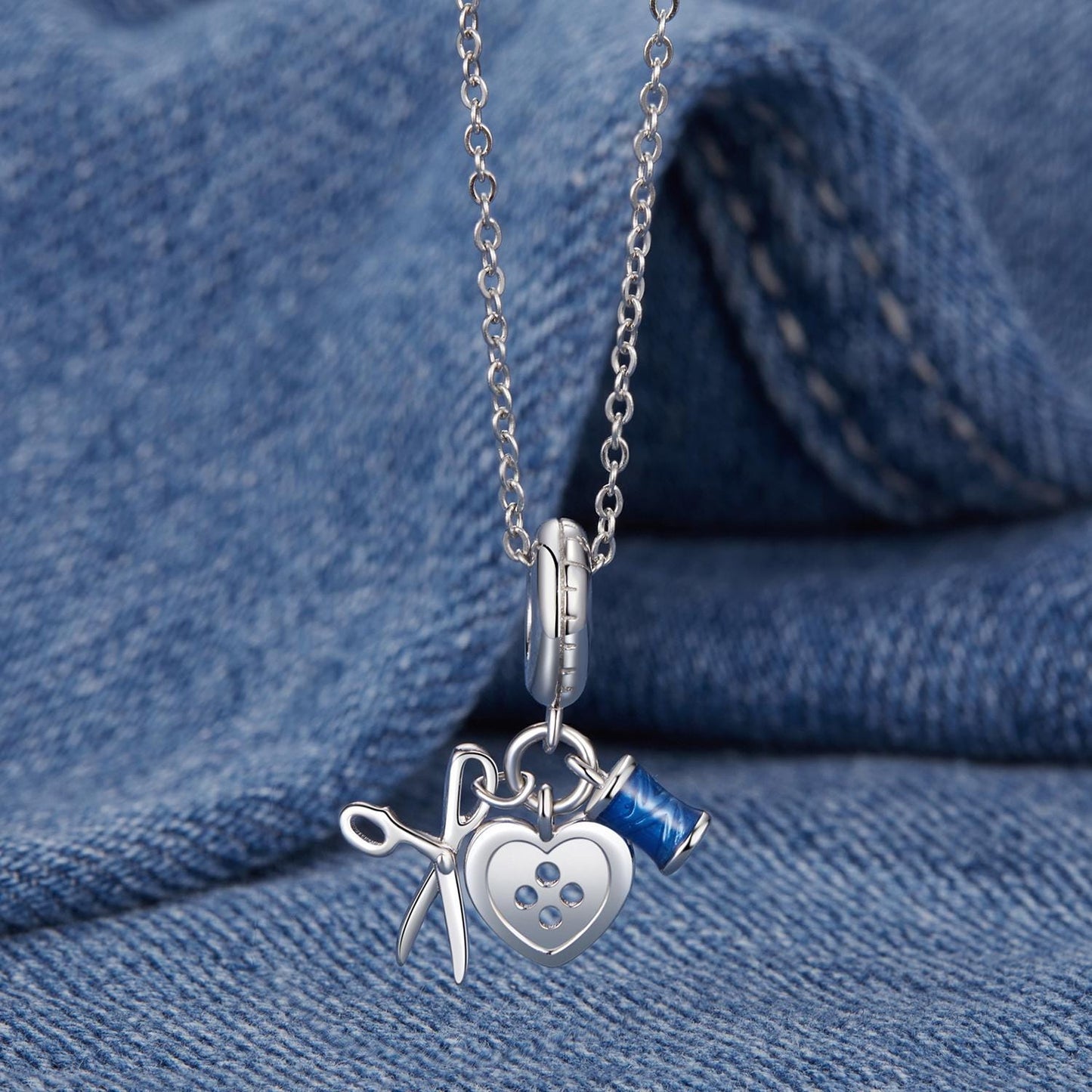 3-in-1 Tailor Set Pendant Charm