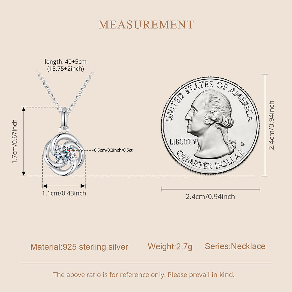 Clover Moissanite Necklace