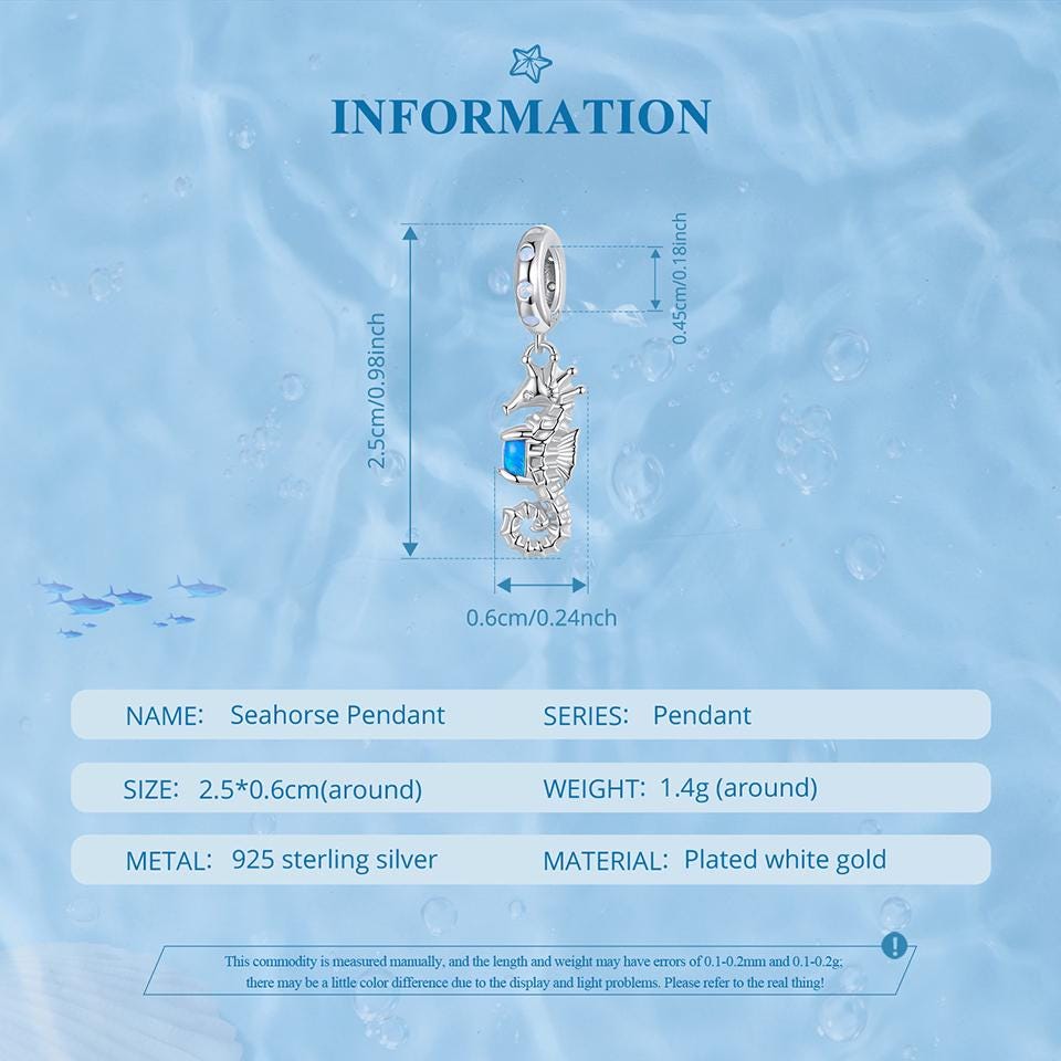 Seahorse Pendant Charm