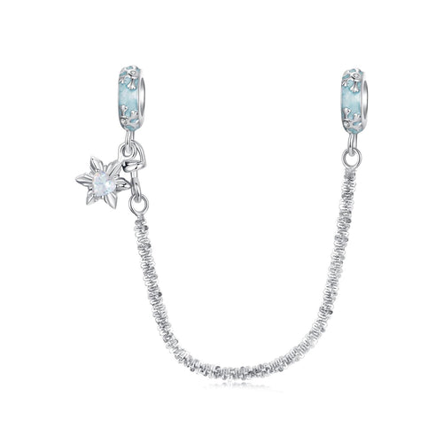 Ice Crystal Silicone Safety Chain Charm
