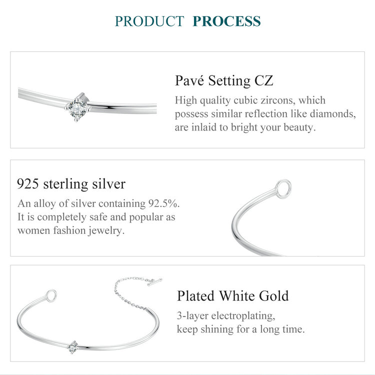Slim Minimalist Bangle Bracelet