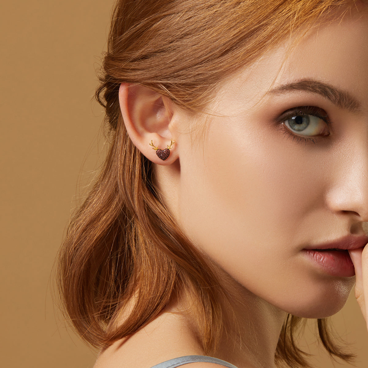 Deer Love Stud Earrings
