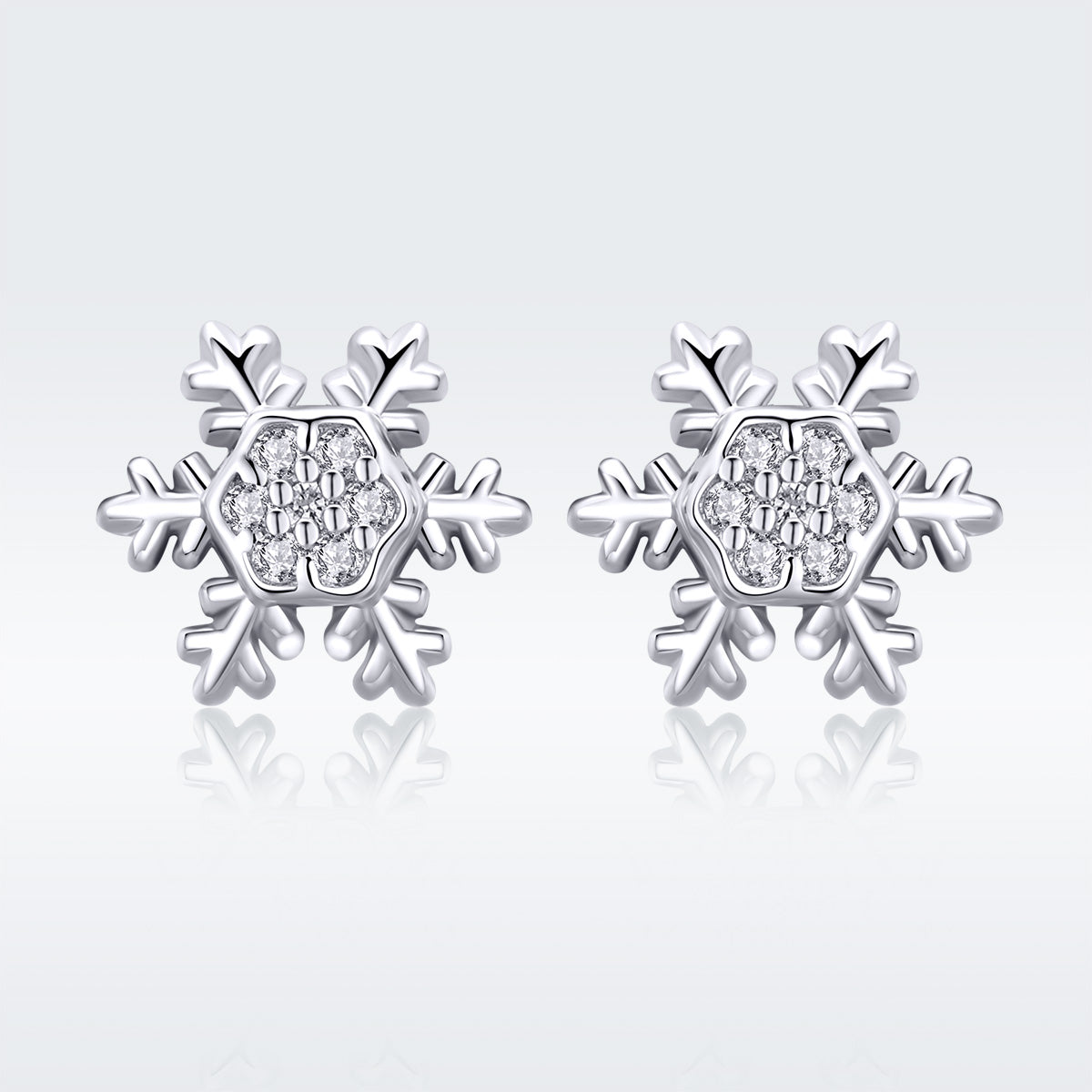 Elegant Snowflake Earrings