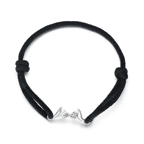 Hand-in-Hand Woven Bracelet