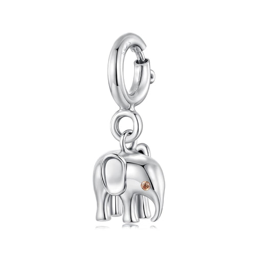 Elephant Locket Pendant Charm