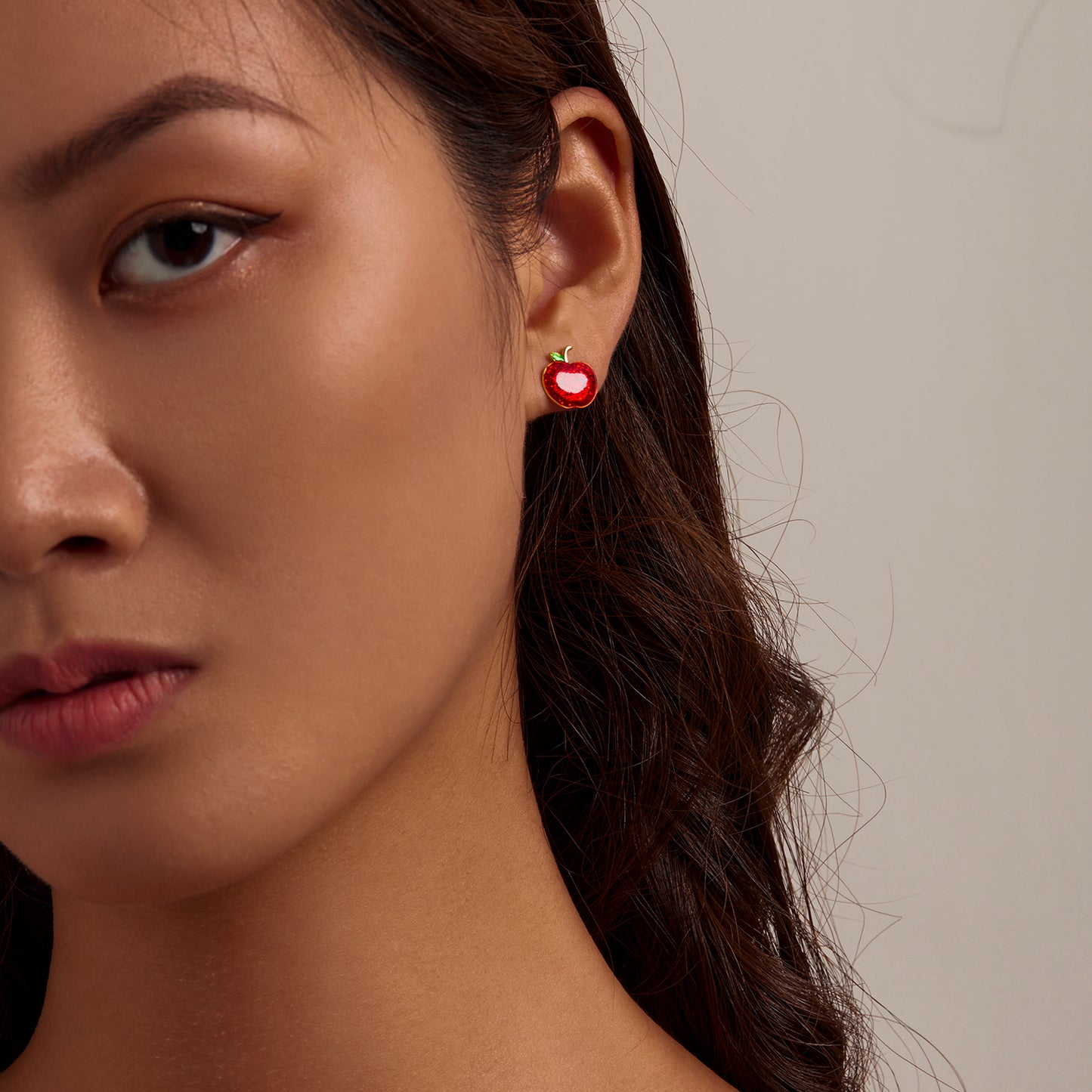 Holiday Apple Earrings