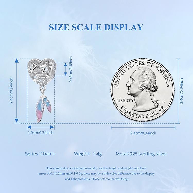 Heart Dreamcatcher Charm