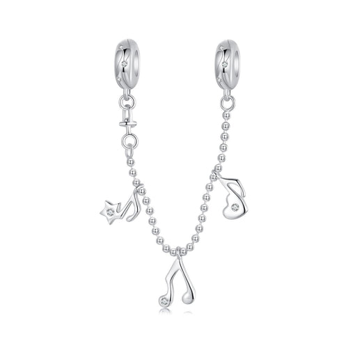 Musical Note Safety Chain Charm