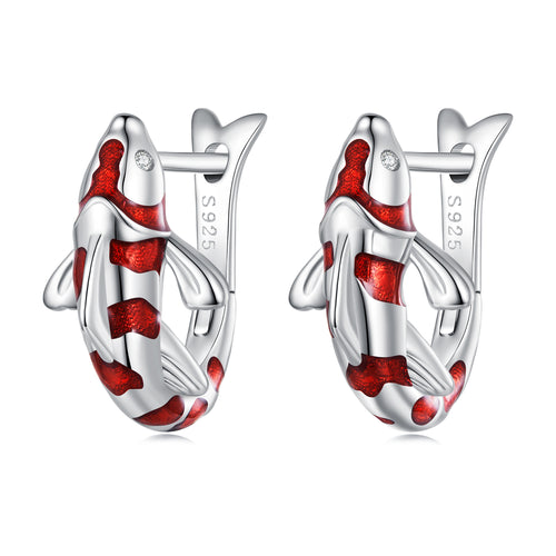 Lucky Koi Clip-On Earrings