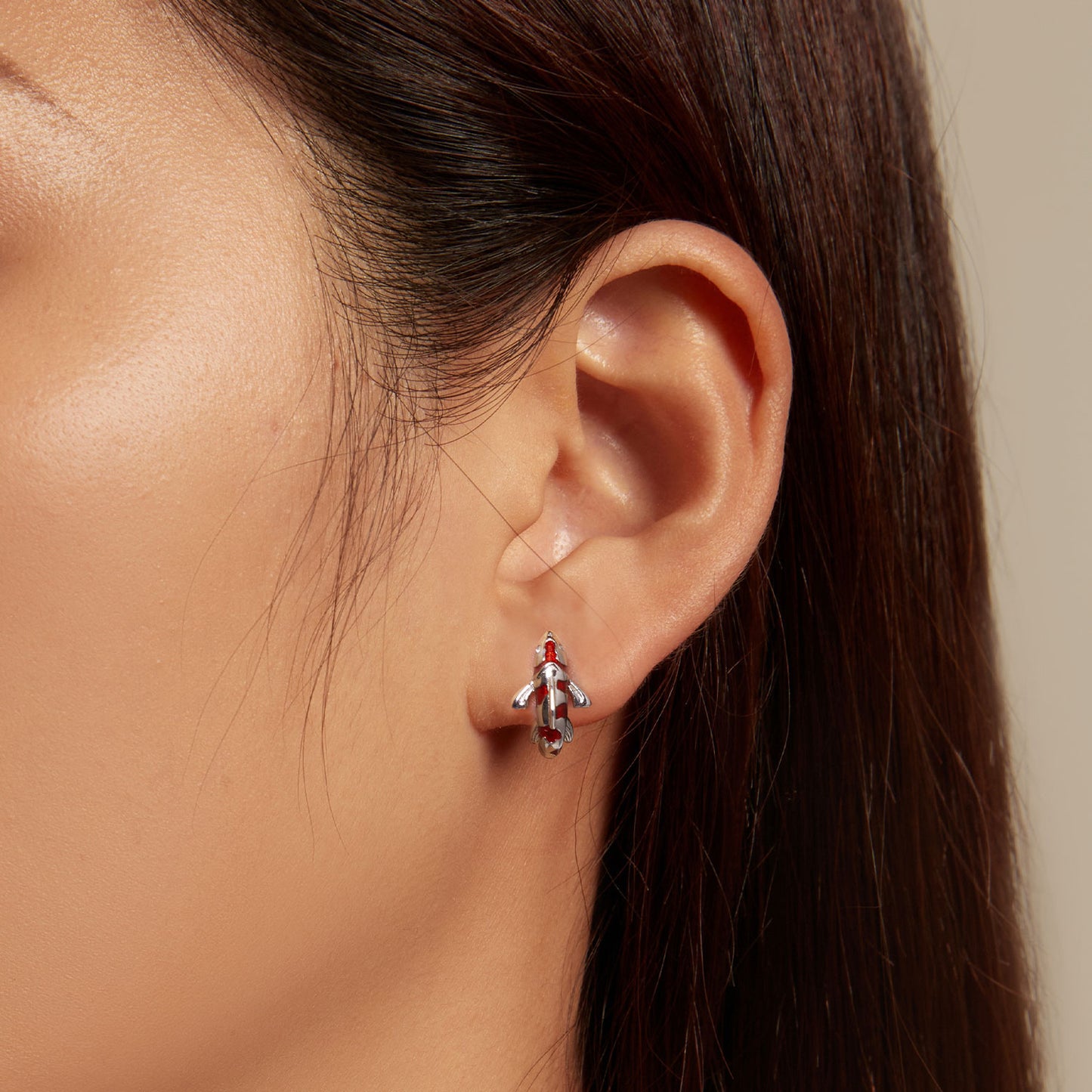 Lucky Koi Clip-On Earrings