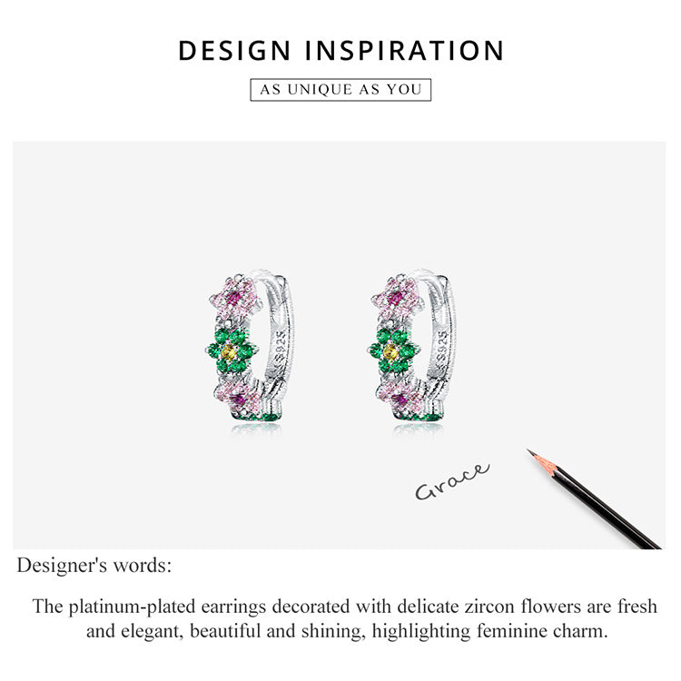 Elegant Floral Earrings