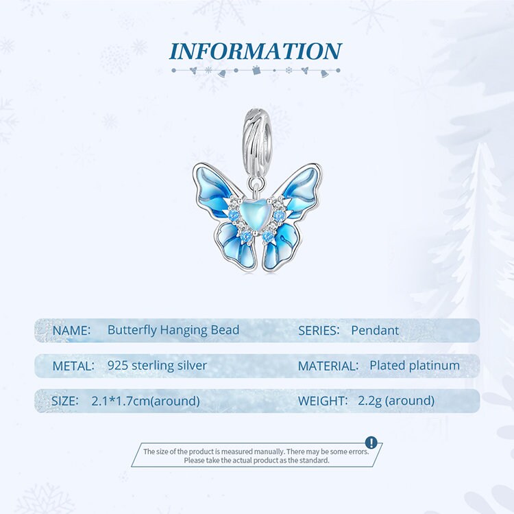 Butterfly Hanging Bead Charm