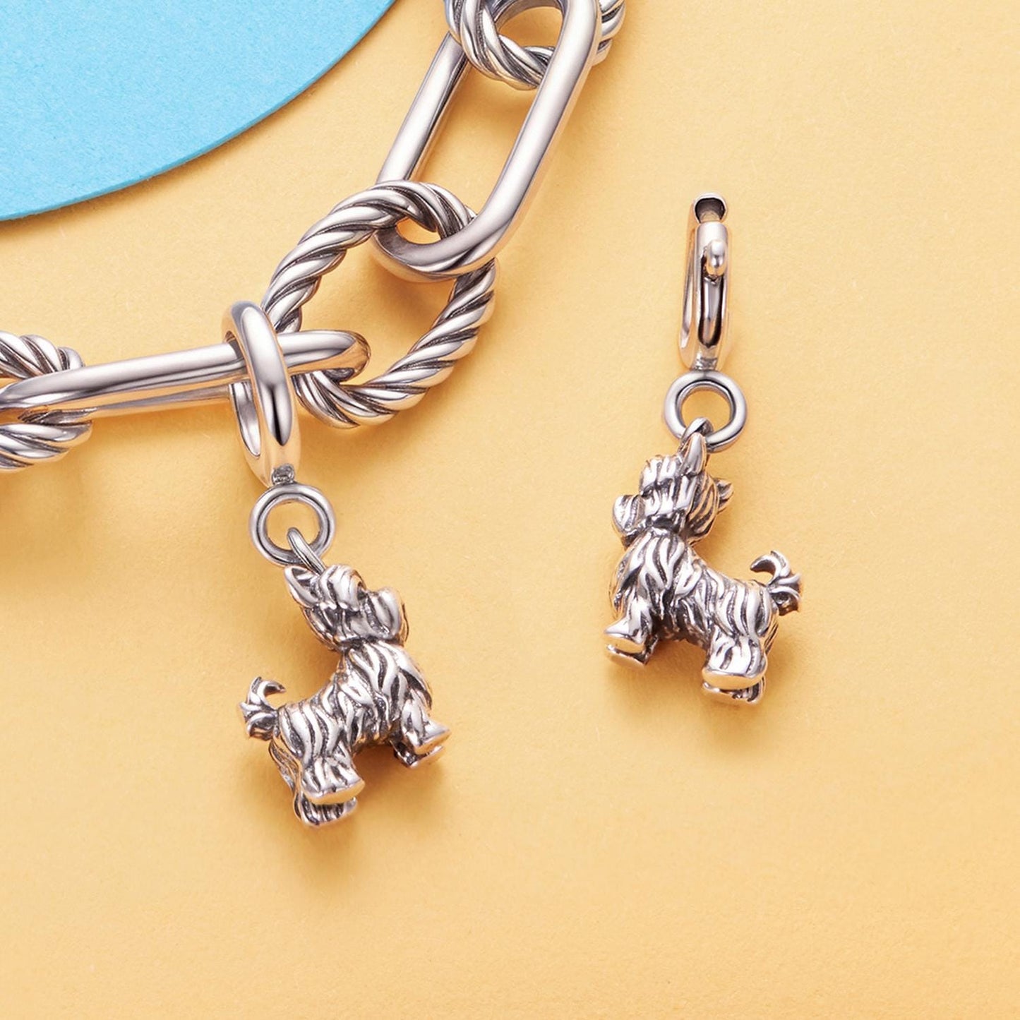 Yorkshire Terrier Locket Pendant Charm