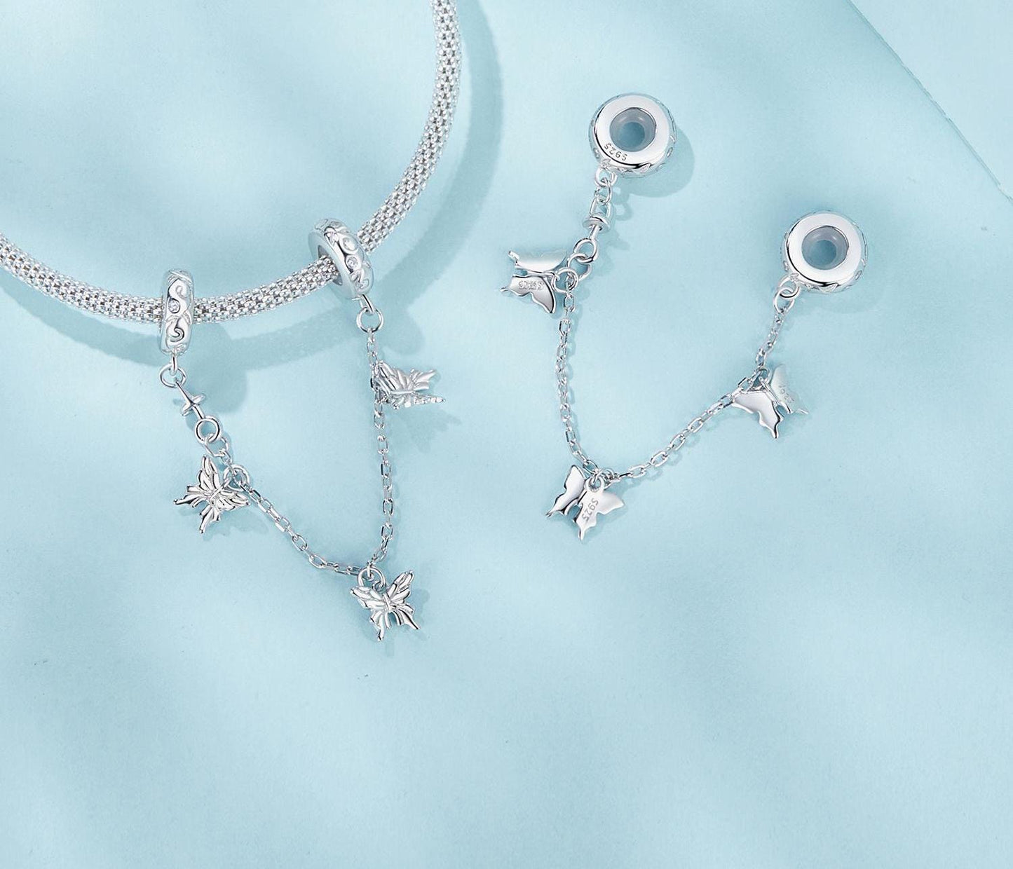 Butterfly Safety Chain Charm