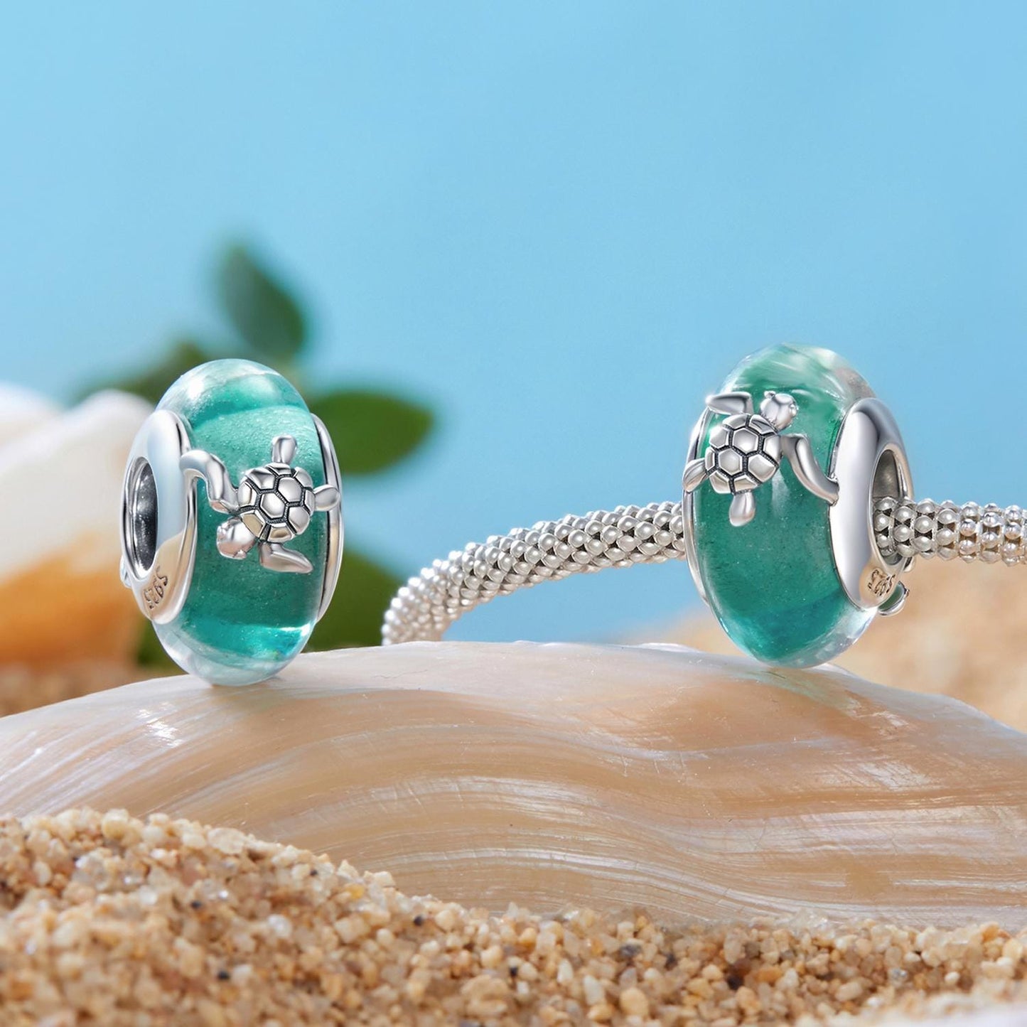 Turtle Murano Beads Charm