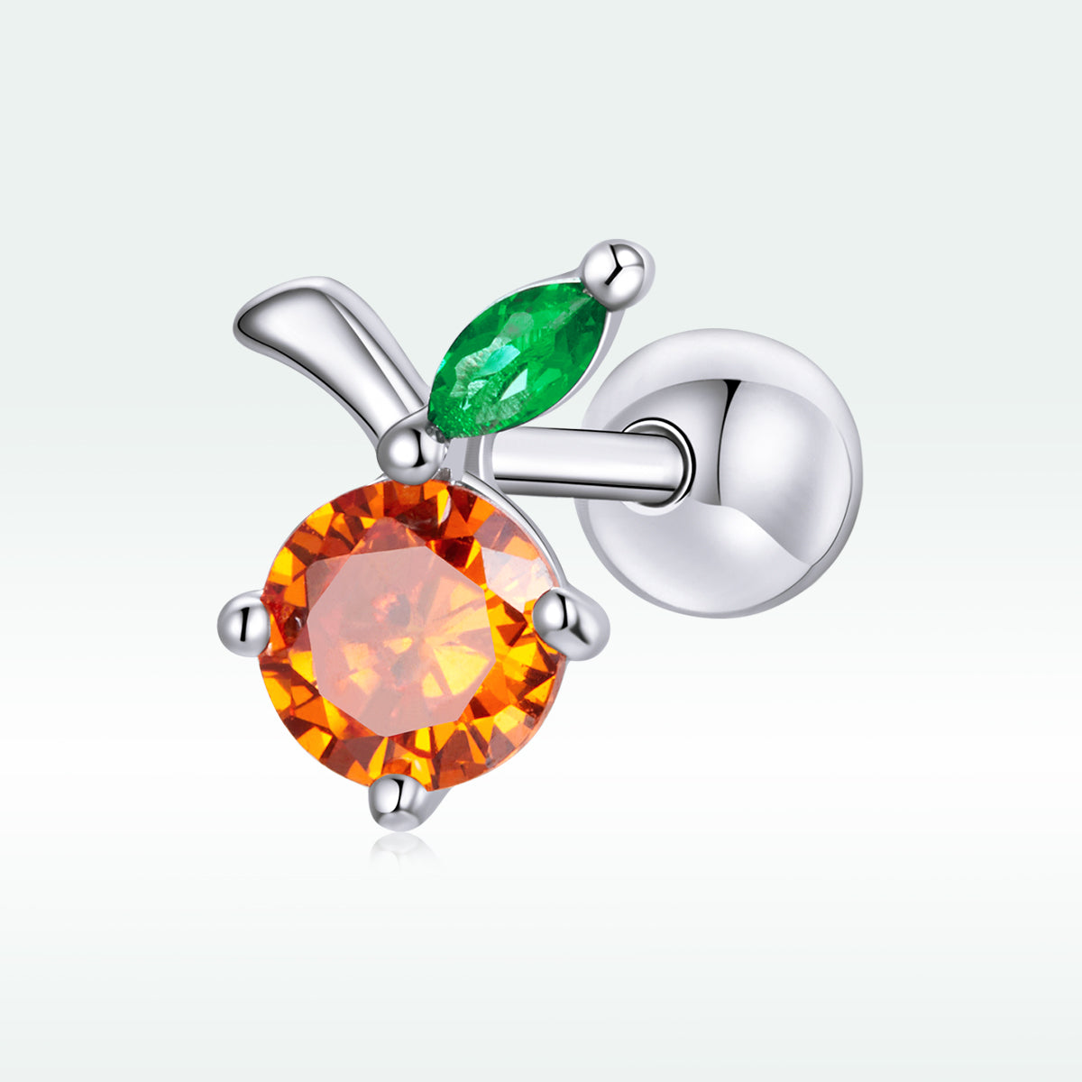 Summer Orange Drop Earrings