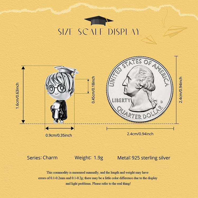 Boy Graduation Charm