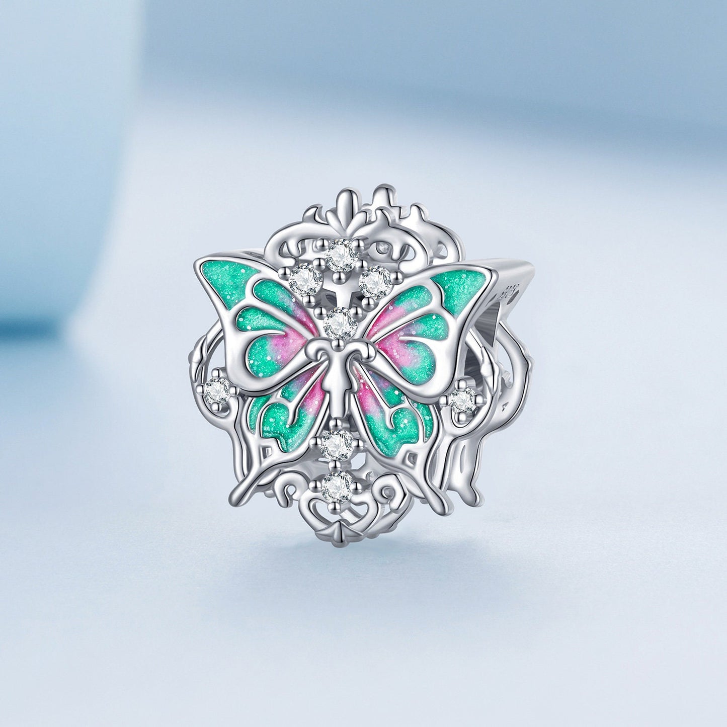Baroque Butterfly Bead Charm