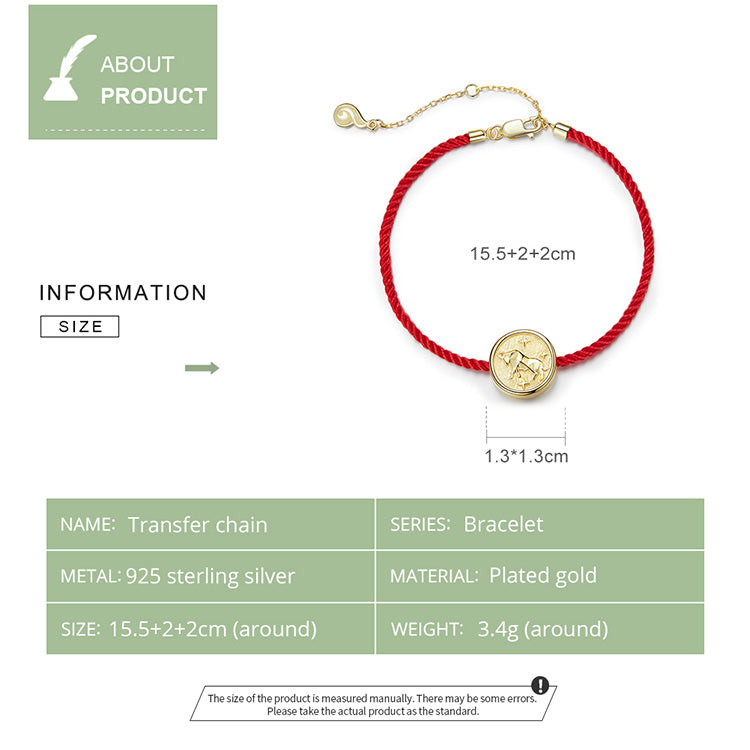 Lucky Ox Charm Bracelet